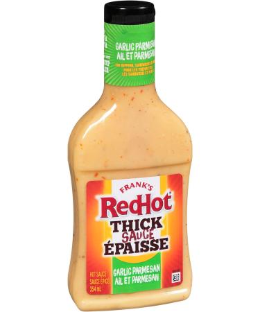 Frank's Redhot Hot Sauce Thick Sauce Garlic Parmesan 354ml (pack of 1) - Buy Online on GoSupps.com