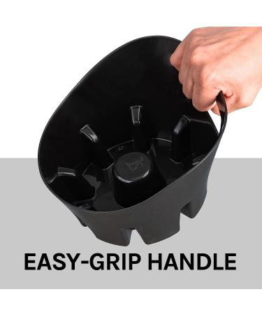 Universal Black Plastic Drip Tray for Toilet Plunger - JS Jackson Supplies - Buy Online on GoSupps.com