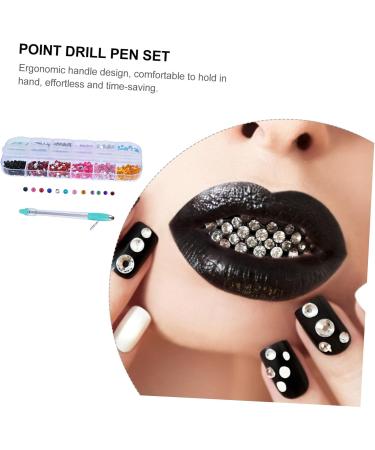 Beavorty 2 Sets Manual Drilling Pen Hot Pen Rhinestone for Nails Sewing Cross Pen Embroidery Tools Kit De Manicura Stylus Drill Flat Back Gems Hand Tools Diamond Hand Pen Manicure PC - Buy Online on GoSupps.com