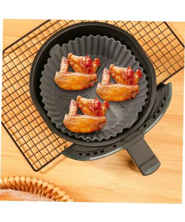MAGICLULU 2pcs Fryer Silicone Bakeware Air Fryers Silicone Mat for Air Fryer Basket Silicone Air Fryer Mat Greyx2pcs 20X19.5X6CMx2pcs - Buy Online on GoSupps.com