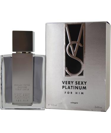 Victoria's Secret Cologne Spray Very Sexy Platinum 3.4 Ounce Oakmoss 3.4 Fl Oz (Pack of 1)