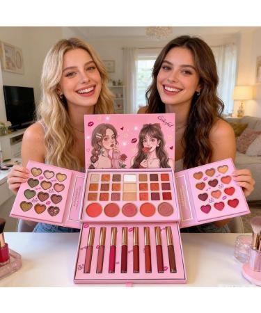 Eyeshadow Palette | 50 Colors Eye Makeup Palette for Women | Long-Lasting Makeup | For Women Evening Wedding Daily Concert Cosplay Travel - Buy Online on GoSupps.com