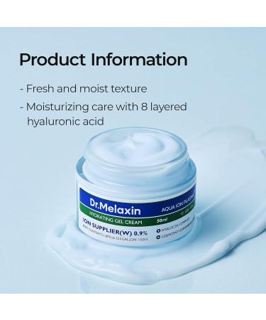 Aqua Ion Plasma Hydrating Gel Cream 50ml - Intense Moisture for All Skin Types | International Shipping Available - Buy Online on GoSupps.com
