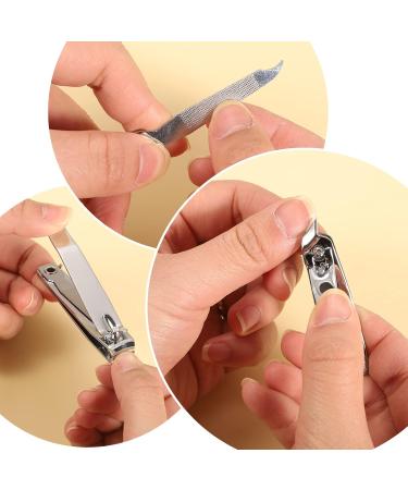 Professional Stainless Steel Nail Clipper Set - 3 Pieces with Gift Box for Men & Children - Perfect Fingernail & Toenail Care - Buy Online on GoSupps.com