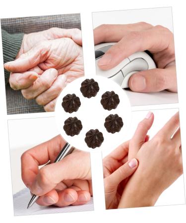 Beavorty 6 Health Balls - Elegant Acupuncture Massage Ornaments | Wooden Handcrafted Gymnastics Balls for Stress Relief & Decor - Buy Online on GoSupps.com