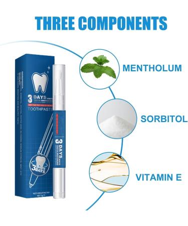 Glowbrite - Glowbrite Teeth Whitening Pen 3 Day Teeth Whitening Essence Pen Sensitive Teeth & Gums Teeth Whitening - Buy Online on GoSupps.com