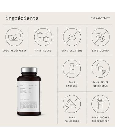 Trans Resveratrol 1000 mg avec NAD+ 50 mg | NAD Resveratrol | Anti- ge Vitalit Cellulaire Bien- tre Cognitif Activateur de Sirtuines | 60 G lules V ganes | nutrabetter  - Buy Online on GoSupps.com