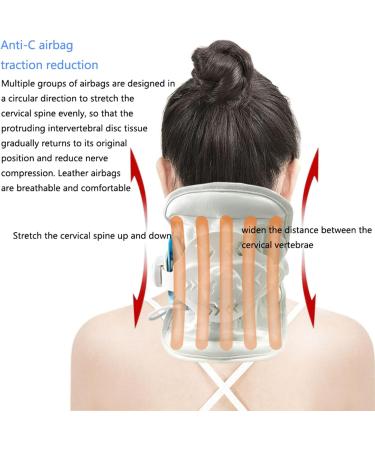 LEgdor Neck Traction Device - Neck Stretcher - Cervical Traction Device - Neck & Shoulder Pain Relief - Stretcher Collar for Improved Spine Alignment - Buy Online on GoSupps.com