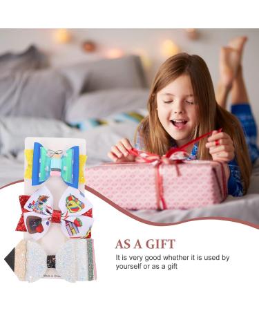 ABOOFAN Girls Hair Bow Set - Back to School Bowknot Hair Clips for Little Girls & Women - Buy Online on GoSupps.com