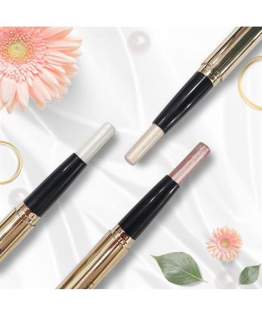 LOKFAR 3 PCS Eye-Shadow Stick Set - Waterproof Cream Eyeshadow Pencil Crayon with Sponge Brush for Eye Makeup - Buy Online on GoSupps.com