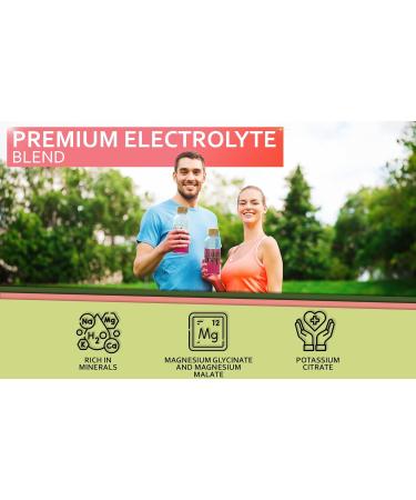 Electrolyte Powder Blueberry Flavor | Sugar-Free Hydration Drink Mix | Gluten-Free Sports Rehydration | 30 Servings - Perfect for Recovery & Fasting - Buy Online on GoSupps.com