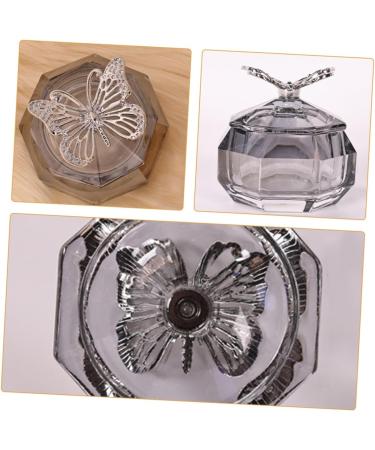 Ipetboom Crystal Glass Dappen Dish for Acrylic Nails Acrylic Nail Tools Nail Liquid Holder Manicure Cup Nail Dish Nail Dappen Dish Nail Cups Zinc Alloy Nail Supplies With Cover - Buy Online on GoSupps.com