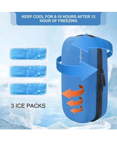 Jasilon Eva Insulated Diabetic Insulin Cooler Bag - Travel Case with Ice Pack - Buy Online on GoSupps.com