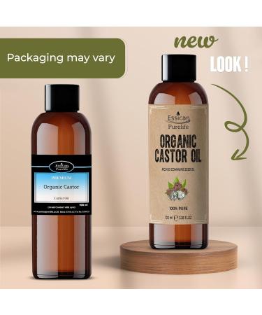 Castor Oil 100ml - 100% Pure Castor Oil Organic Premium Castor Oil Cold Pressed Castor Oil Hexane Free Castor Oil - Castor Oil for Hair Growth Organic Castor Oil Cold Pressed Castor Oil Organic - Buy Online on GoSupps.com