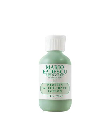 Mario Badescu Protein After Shave Lotion for Combination Oily and Sensitive Skin | Lightweight Moisturizer that Minimizes Razor Burn and Ingrown Hairs |Formulated with Oatmeal & Allantoin| 2 FL OZ