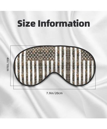 American Camouflage Soft Sleep Eye Mask | Breathable Eye Patch for Women | Ideal for Travel & Relaxation - Buy Online on GoSupps.com