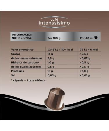  Fortaleza Coffee Fortaleza Platinum - Compatible Nespresso Capsules in Aluminium Sabor Intenssisime Special Coffee Espresso 100% Arabic Pack of 8 x 10 - Total 80 Units - Buy Online on GoSupps.com