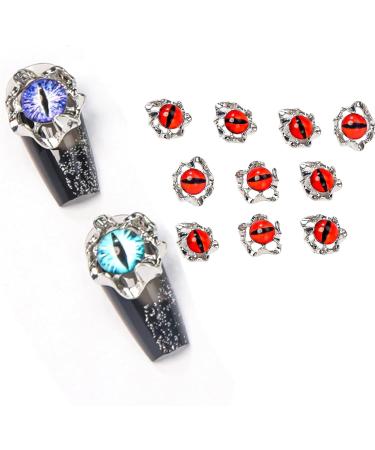 Halloween Theme Metal Nail Art Tools 5pcs Metal Alloy 3D For DIY Nail Decoration Nail Art Decoration - Buy Online on GoSupps.com