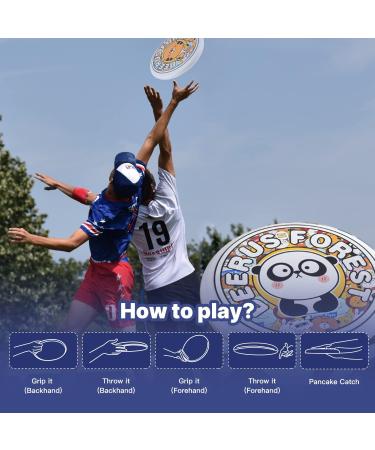 JIOBOLION Ultimate Frisbee 175g Flying Disc - Beerus Co Branded Black Panda Design - Buy Online on GoSupps.com