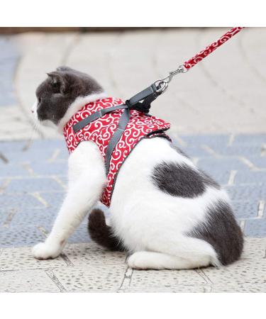 Etopars Cat Dishes & Leash Set - Adjustable Cat Vest & Jacket for Kittens - Ultra-Light Outbreak-Proof Cat Harness - XS Red for Pets & Puppies - Buy Online on GoSupps.com