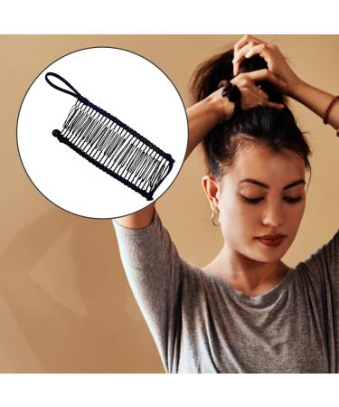 1Pcs Banana Hair Clips Large Stretch Banana Clip Vintage Banana Barrette Large Size Stretch Banana Clips No Crease Elastic Clincher Hair Comb Hairpin for Thick Curly Wavy Hair Styling Accessories - Buy Online on GoSupps.com