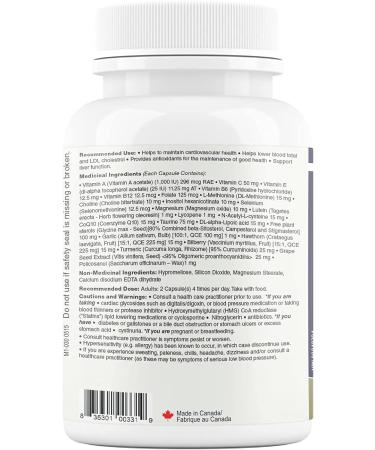 Maxion Cardio Flow for Cardiovascular Health Lower Blood LDL and Cholesterol Levels 240 Capsules (1) - Buy Online on GoSupps.com