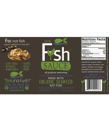 Vegan Fysh Sauce - Seaweed-based Vegan Fish Sauce for Plant-Based Cooking - Buy Online on GoSupps.com