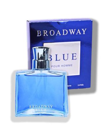 BROADWAY BLUE POUR HOMME EAU DE PARFUM 3.4 FL. OZ. 100ml. Woody Spicy fragrance for men. - Buy Online on GoSupps.com