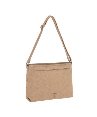 L SSIG Vegan Leather Baby Diaper Bag - Tender Shoulder Bag in Camel | Stylish & Functional Accessories for Moms - Buy Online on GoSupps.com