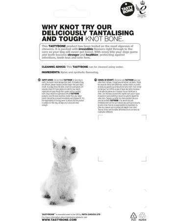 Rosewood TastyBone Extra Robust Knotted Nylon Dog Toy - Lamb Flavour Lamb Chop | International Shipping Available - Buy Online on GoSupps.com