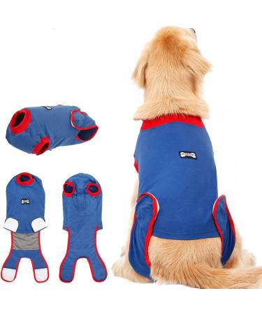 BT Bear Dog Surgery Recovery Suits Soft Elastic Cotton Pet Cat Recovery Jackets Vest After Surgery Clothing After Surgery Wear Anti Licking Wounds (XX-Large) - Buy Online on GoSupps.com