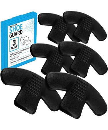 IMPRESA 6 Pack Boot Toe Protectors to Stop Early Wear & Replacement - Simple Application Toe Guards for Boots - Boot Protector Toe Guard to Prevent Tears & Damage - Saver for Rugged Work Conditions