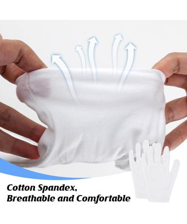 Moisturizing Socks & Gloves Set 4Pairs Spa Foot Moisturiser Socks Moisture Enhancing Gloves Cotton Lotion Moisturizing Socks for Overnight Repair of Dry Hands and Feet Rough Cracked Skin - Buy Online on GoSupps.com