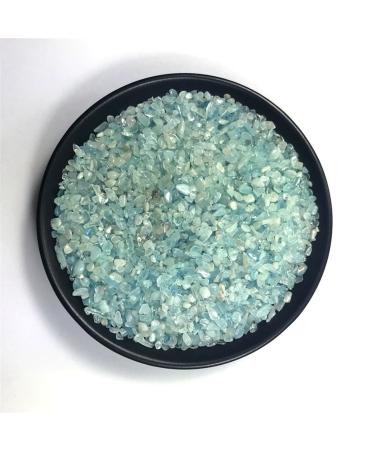 500g 2-4mm Natural Blue Aquamarine Quartz Crystal Stone Rock Chips Specimen Natural Stones and MineralsCrystals Stone Crystal Reiki