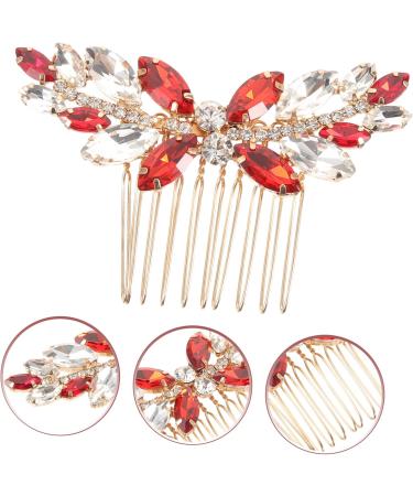 SOESFOUFU hair women's Hair piece tiara Metal Miss hair accessories girl With diamond romantic hair comb clip rhinestone clips for hair rhinestones hairpin comb bride - Buy Online on GoSupps.com
