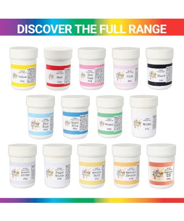 COLOUR SPLASH Metallic Silver Edible Food Paint - 25g | Cake Decorating Paint for Sugar Paste, Marzipan, and Modelling Pastes - Buy Online on GoSupps.com