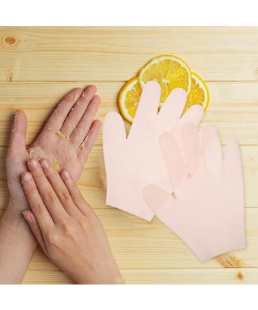Baluue 3 Pairs Moisturizing Gloves Soft Silicone Gloves Gel Spa Hydrating Gloves Aloe Lotion Gloves for Repairing Dry Cracked Aging Hands Calluses Rough Skin - Buy Online on GoSupps.com