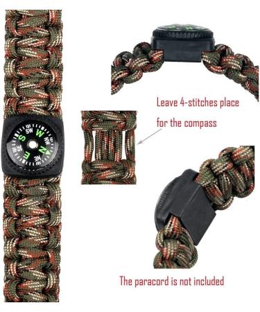 bayite Hard Shell Liquid Filled Button Compass Set for Survival Watch Band Paracord Bracelet Pack of 10 - Buy Online on GoSupps.com
