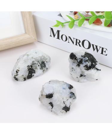 Buy XIANNVXI Moonstone Raw Crystals 1.8-2.2 | Natural Healing Stones for Decor & Gifts | Large Rough Crystal Rocks | International Shipping Available - Buy Online on GoSupps.com