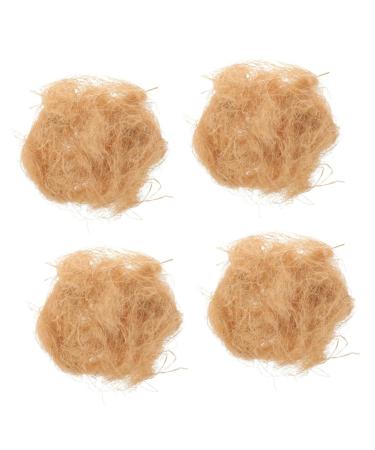 Yardwe 4 pieces 1 bast grass silk bed linen nesting materials Material for nesting accessories for birdest bird test material nesting material for birds The bird nest bird house 22.00x12.00x4.00cmx4pcs as shown x 4 pieces