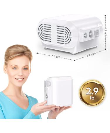 Portable Compressor Nebulizer for Adults and Kids - Adjustable Steam Inhaler for Home or Travel - Buy Online on GoSupps.com