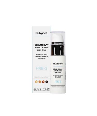 NUBIANCE - Anti Dark Spot Serum with AHA HRB-3-30ml - For Black Matte and Mixed Skins - Exfoliating Face Care - Against the Appearance of Pigmentary Spots - Powerful tone unifying Cream