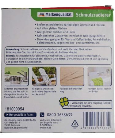 Profissimo Pack of 6 dirt erasers - Buy Online on GoSupps.com