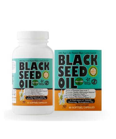 3% Ultimate Thymoquinone Turkish Black Seed Oil Capsules 90 Days Supply - Nigella Sativa Pills - Supports Immune System, Joints, Hair Growth, Skin by Sweet Sunnah
