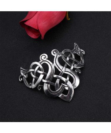 Solustre Vintage Celtic Hairpin - Viking Hair Clip with Celtic Knots for Women & Girls | Unique Hair Jewelry - Buy Online on GoSupps.com
