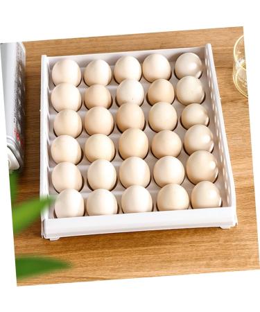 Artibetter Box 30 Egg Container Shelf Brackets Refrigerator Egg Bins Egg Storage Container Fridge Bin Food Cage As Shown 33X26.5X14.3cm - Buy Online on GoSupps.com