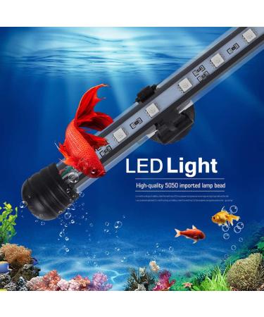 MQ 8-36 inch Submersible LED Aquarium Light - Color Changing Fish Tank Light with Remote Control | IP68 LED Lights Bar for 10-45 inch Fish Tank - Buy Online on GoSupps.com