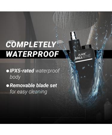 ZLADE Ballistic Nose & Ear Hair Trimmer - Waterproof Battery Operated Design Perfect Gift Stylish Black Trimmer - Buy Online on GoSupps.com