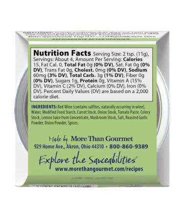 More Than Gourmet Roasted Vegetable Demi-Glace 1.5 oz (Pack of 6) - Savory Classic Flavor - Buy Online on GoSupps.com