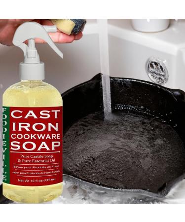 Creation Farm Cast Iron Soap - Plant-Based Cleaner for Skillets Griddles & Dutch Ovens | Eco-Friendly Cookware Care - Foodieville - Buy Online on GoSupps.com